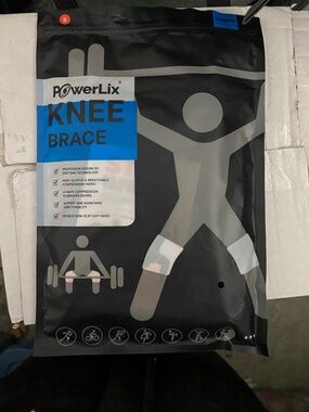 PowerLix Knee Brace Size Standard Unisex Black/Grey